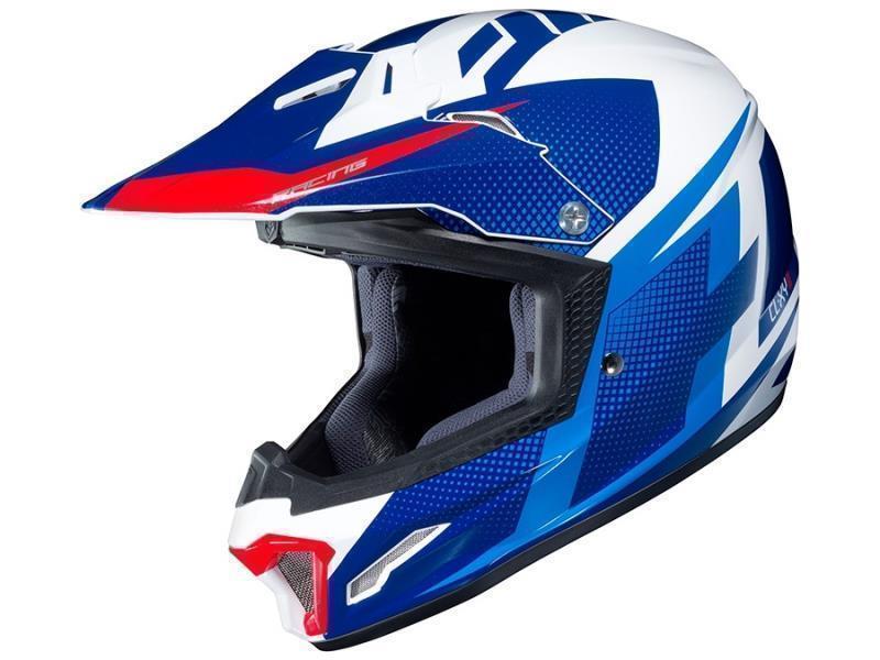 HJC CLXY II casco cross da bambino Argos MC2 Blu / Rosso / Bianco - caschi cross