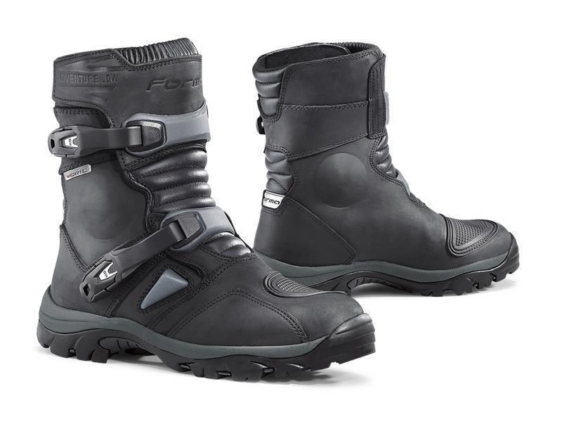 Forma Adventure Low stivali moto bassi Nero - stivali impermeabili
