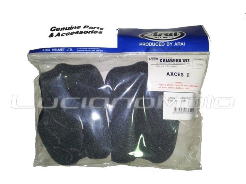 Arai Guanciali Arai Axces II Spessore 30mm - ricambi