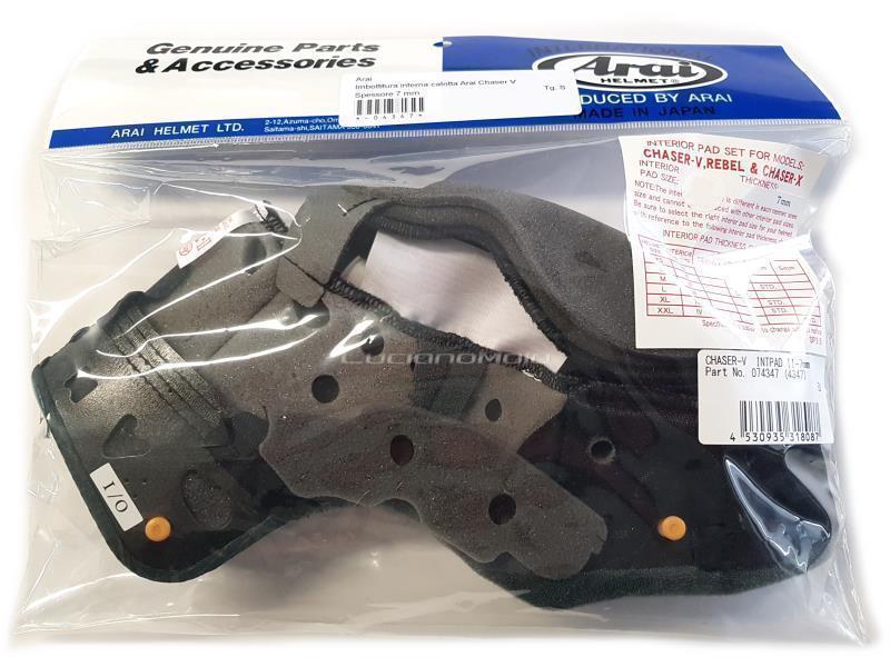 Arai Imbottitura interna calotta Arai Chaser V Spessore 7 mm - ricambi