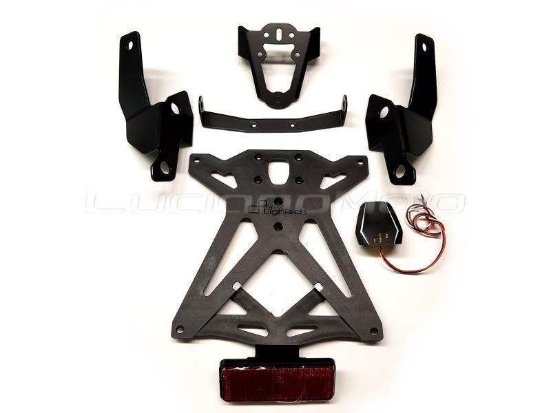 Lightech SU112 Porta targa Suzuki SV 650 16 / 23 regolabile Nero - porta targa