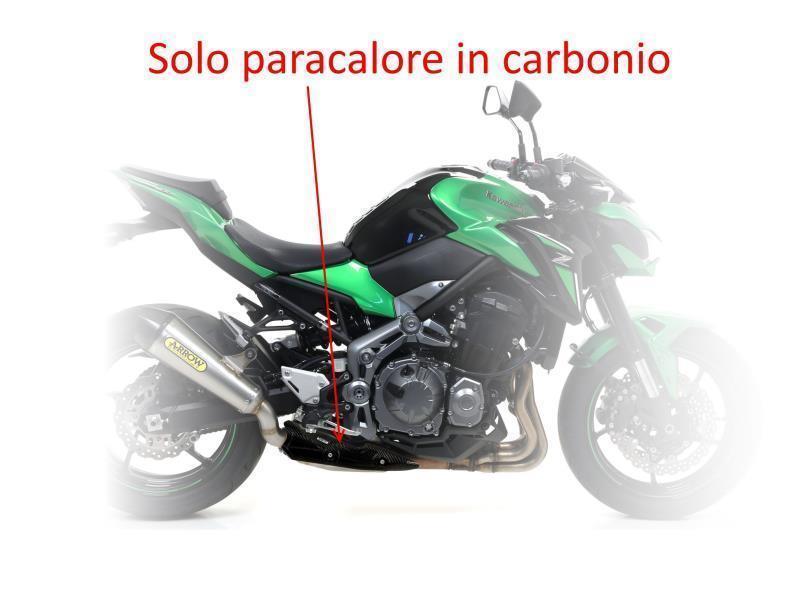 Arrow Protezione paracalore carbonio Kawasaki Z900 per terminale Carbonio - ricambi silenziatori