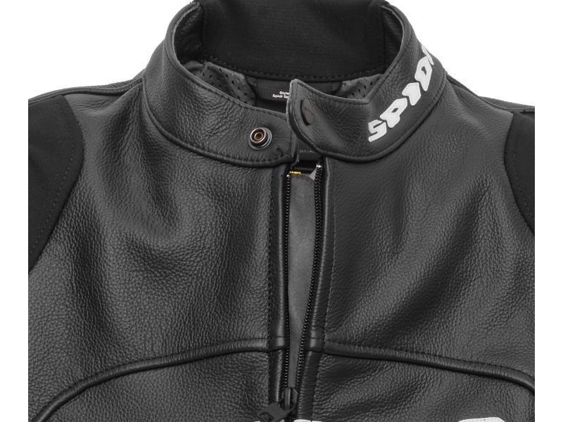 Giacche in pelle Spidi Ignite giacca moto pelle sportiva Nero / Verde  Kawasaki da uomo