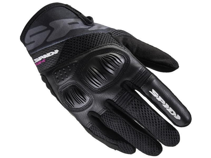 Spidi Flash R Evo lady guanti moto da donna Nero - guanti in tessuto