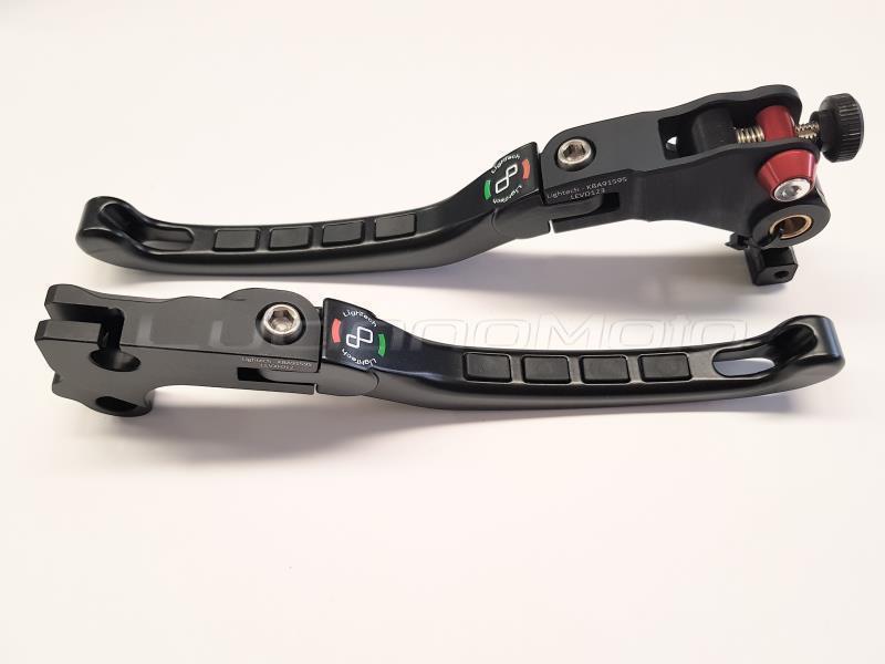 Lightech KLEV114 Kit leve freno e friz MV Agusta F3 675 / 800 12 / 20 Nero / soft touch - leve freno e frizione