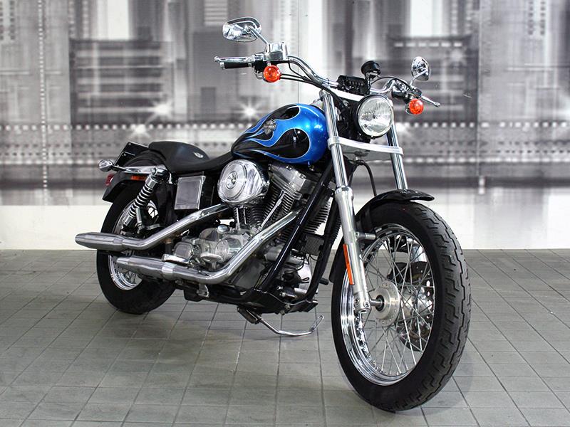 Harley Davidson Dyna Super Glide 1450 FXD colore nero/blu usato in vendita