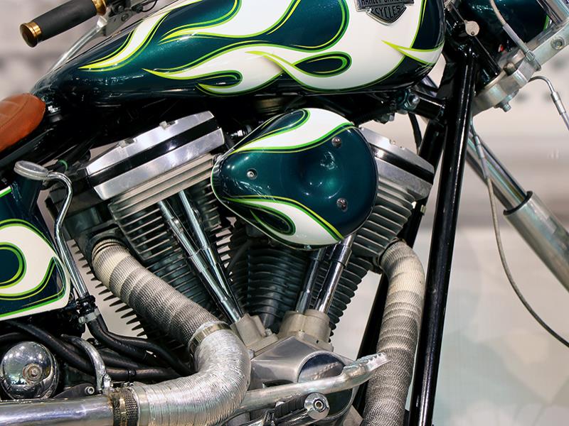 Harley Davidson Dyna Special Evolution 1340 FXR colore verde/bianco perla  usato in vendita