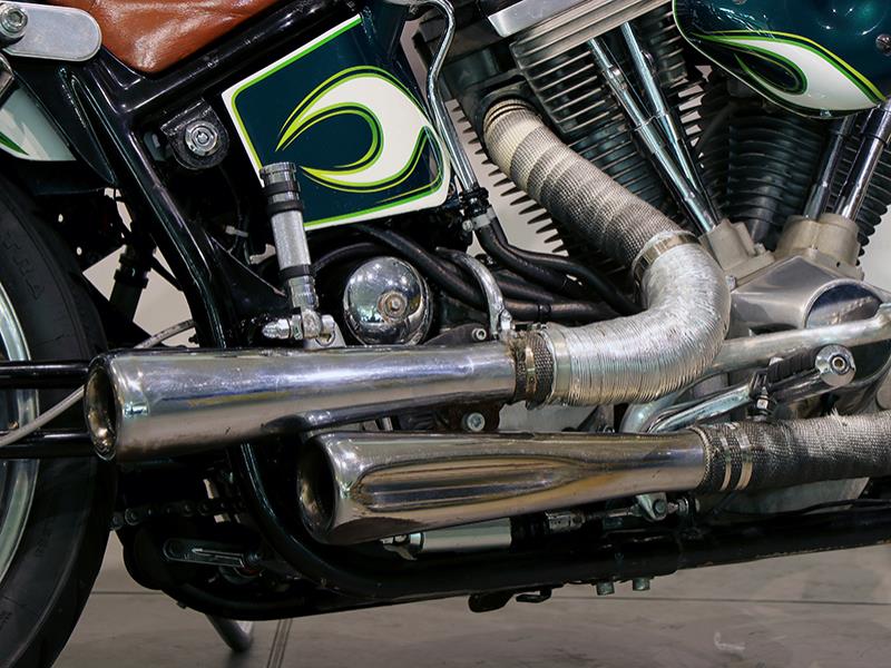 Harley Davidson Dyna Special Evolution 1340 FXR colore verde/bianco perla  usato in vendita