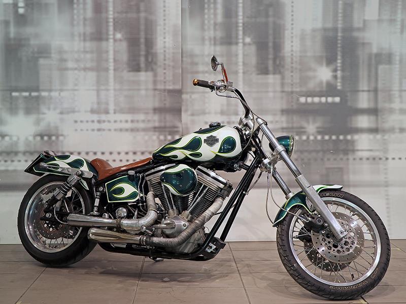Harley Davidson Dyna Special Evolution 1340 FXR colore verde/bianco perla  usato in vendita