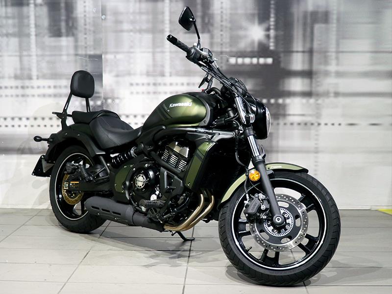 kawasaki vulcan s matte green