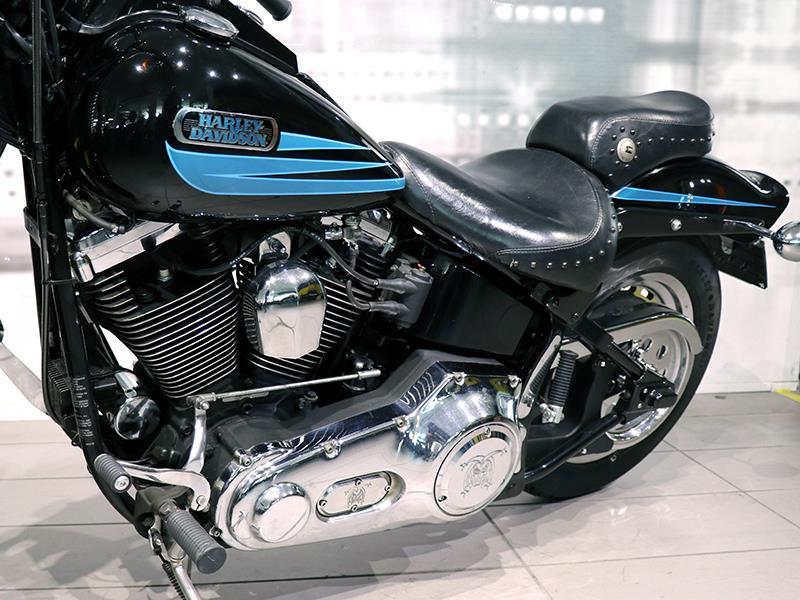 Harley Davidson Softail Springer 1340 FXSTSB Bad Boy colore nero/blu usato  in vendita