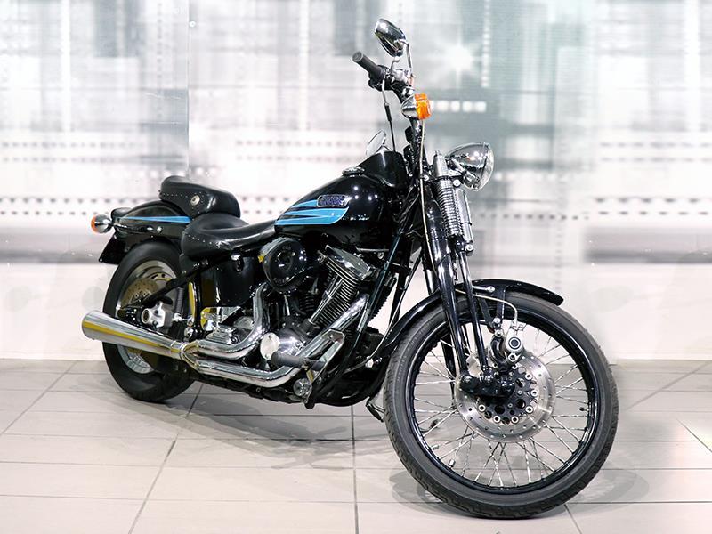 Harley Davidson Softail Springer 1340 FXSTSB Bad Boy colore nero/blu usato  in vendita