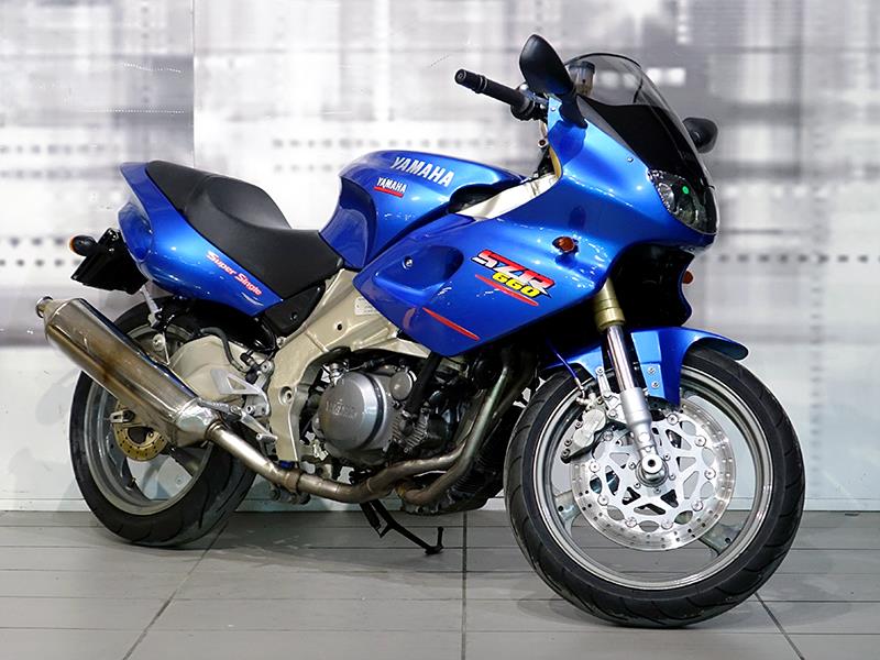 Yamaha SZR 660 Blu usata - moto naked