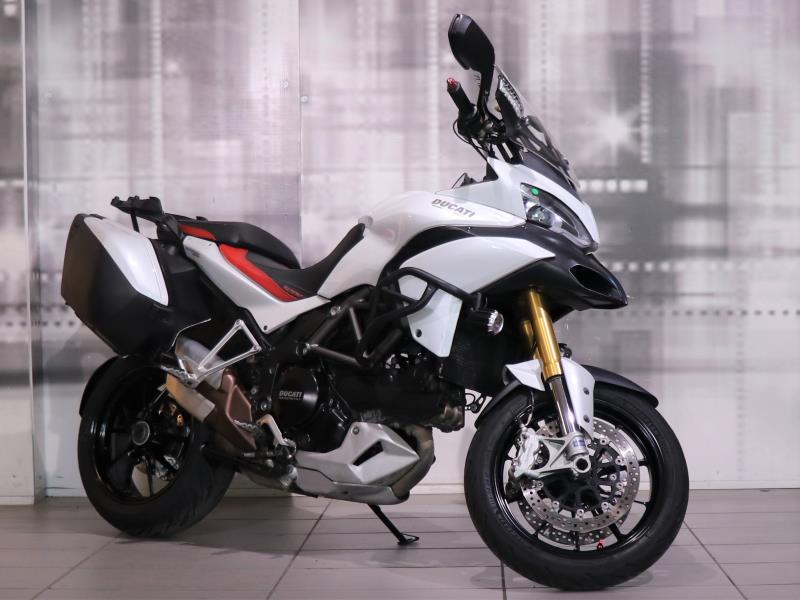 Ducati Multistrada 1200 S Touring Artic White usata - moto crossover