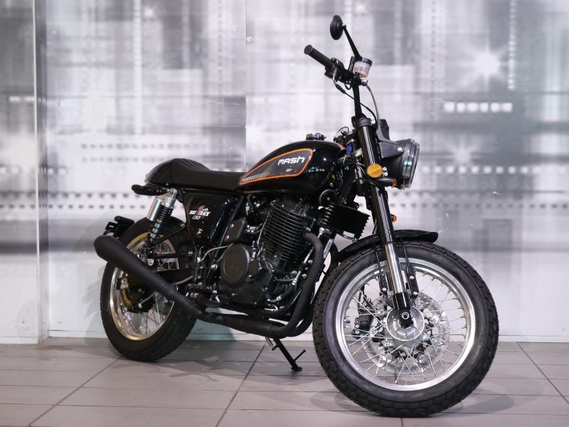 Mash Dirt Track 650 Nero e Arancio aziendale - moto scrambler