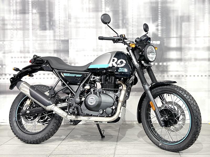 Royal Enfield Scram 411 Silver Spirit nuova - moto scrambler