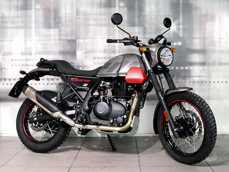Royal Enfield Scram 411 Graphite Red usata - moto scrambler