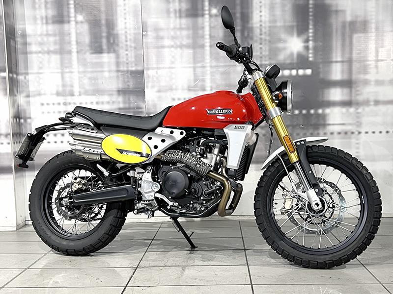 Fantic Motor Caballero Scrambler 500 Rosso usata - moto scrambler