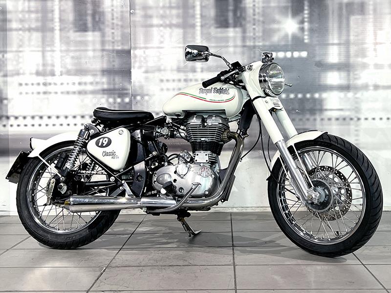 Royal Enfield Bullet classic 500 Bianco usata - moto naked