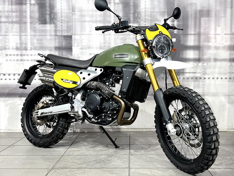 Fantic Motor Caballero Rally 500 Verde usata - moto scrambler