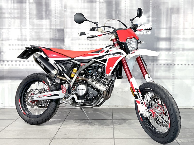Fantic Motor XMF 125 Motard Competition Bianco usata - moto supermotard
