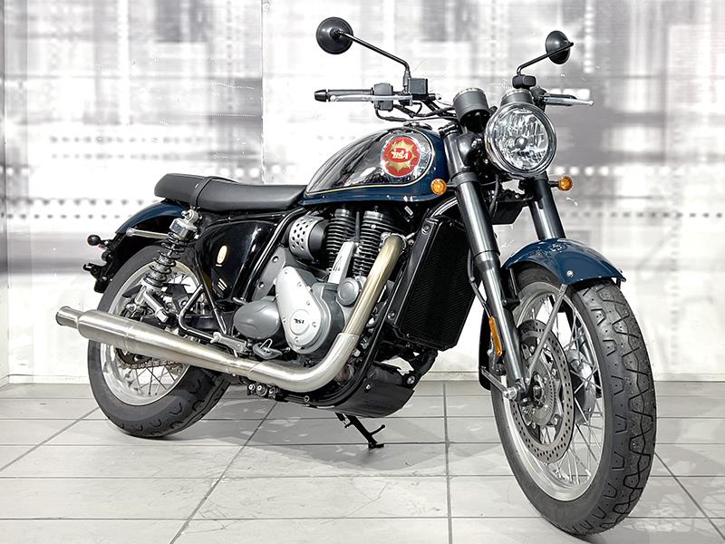 Bsa Gold Star Highland Green aziendale - moto scrambler