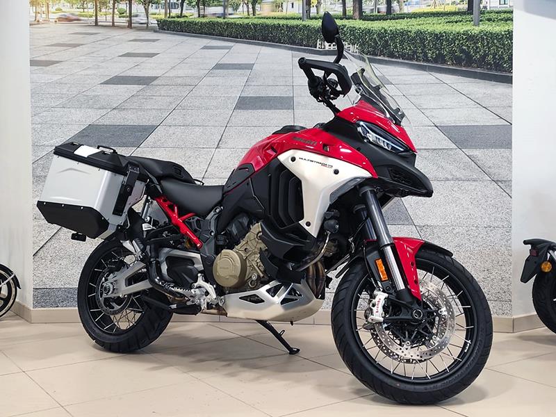 Ducati Multistrada V4 Rally Travel & Radar Red Spoked Wheels usata - moto crossover