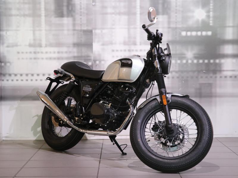 Brixton Sunray 125 Bullet Silver aziendale - moto scrambler
