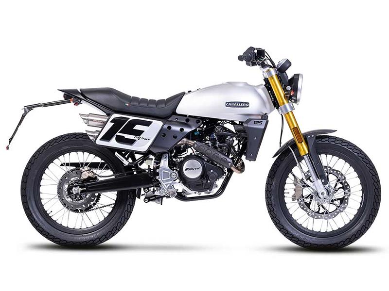 Fantic Motor Caballero Flat Track 125 Argento aziendale - moto scrambler