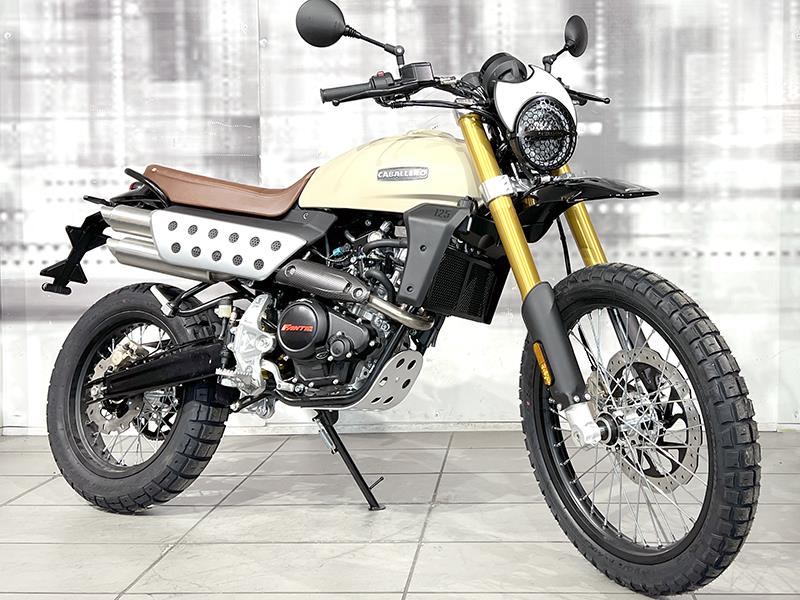Fantic Motor Caballero Rally 125 Sabbia nuova - moto scrambler