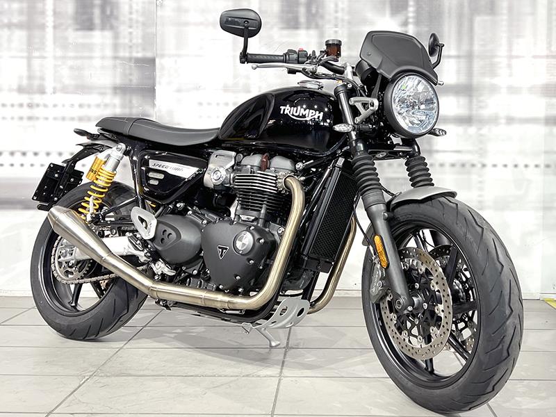 Triumph Speed Twin Nero usata - moto scrambler