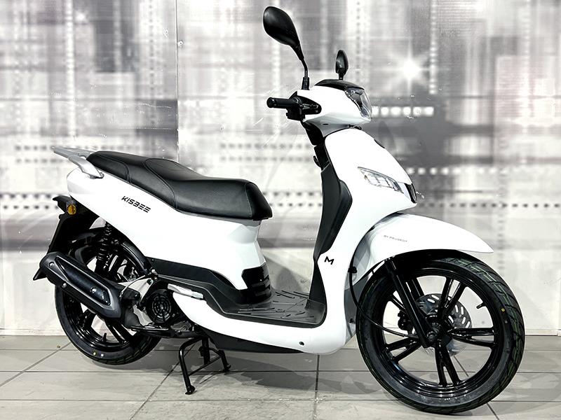Peugeot Kisbee 125 M Bianco nuova - moto scooter maxiscooter