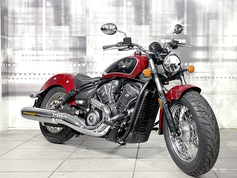 Indian Scout Classic LTD Tech Sunset Red Metallic usata - moto custom