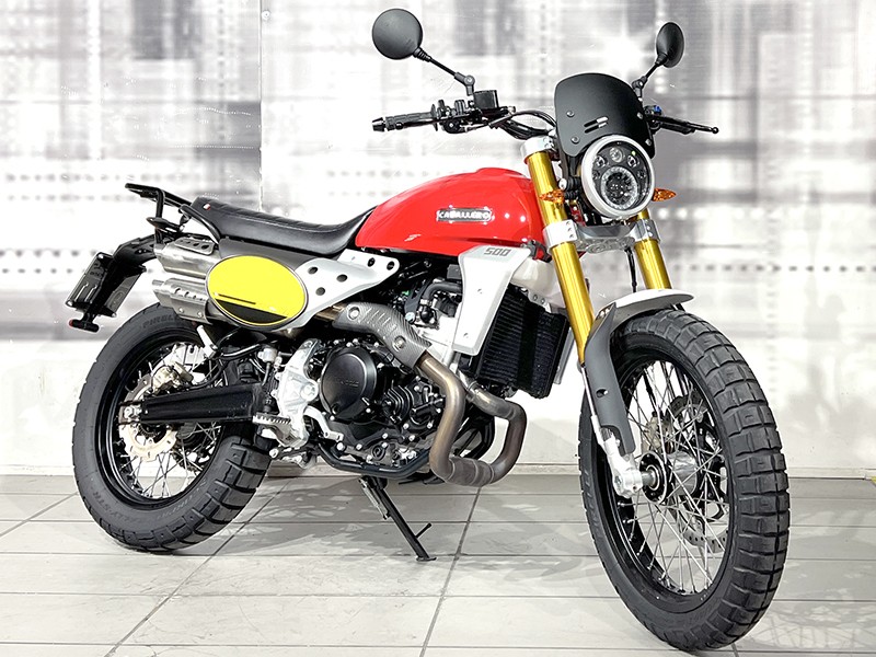Fantic Motor Caballero Scrambler 500 Rosso - LM Edition usata - moto scrambler