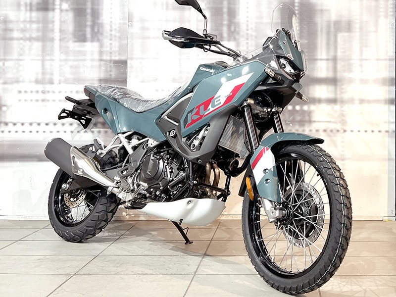 Kawasaki KLE 500 SE Green Metallic Bluish nuova - moto crossover