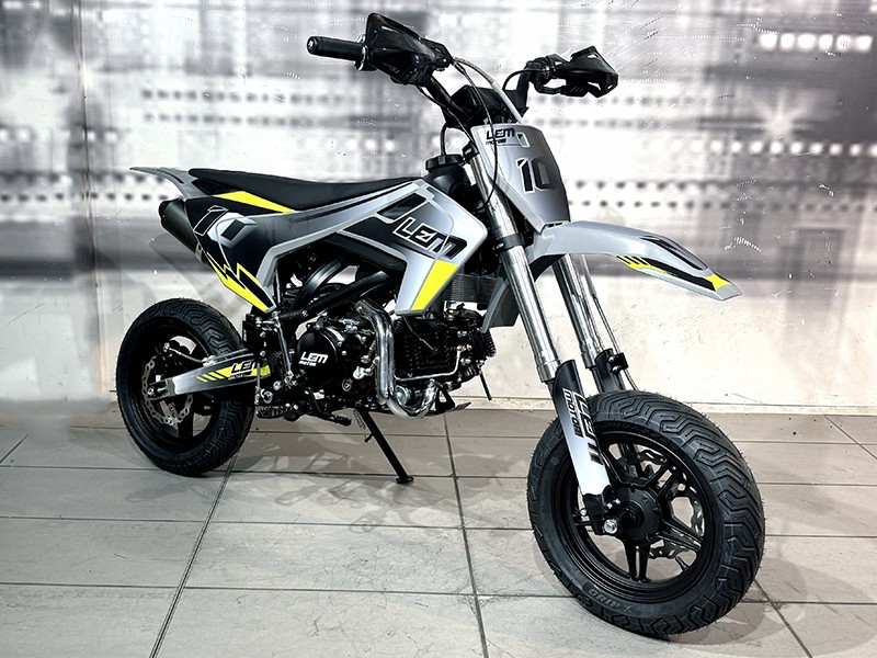 Lem Motor Pit Bike RF 150 Motard 12/12 E-START Yellow nuova - moto mini e midimoto