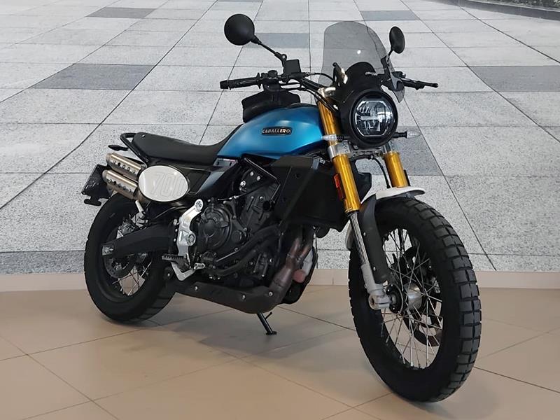 Fantic Motor Caballero Scrambler 700 Azzurro usata