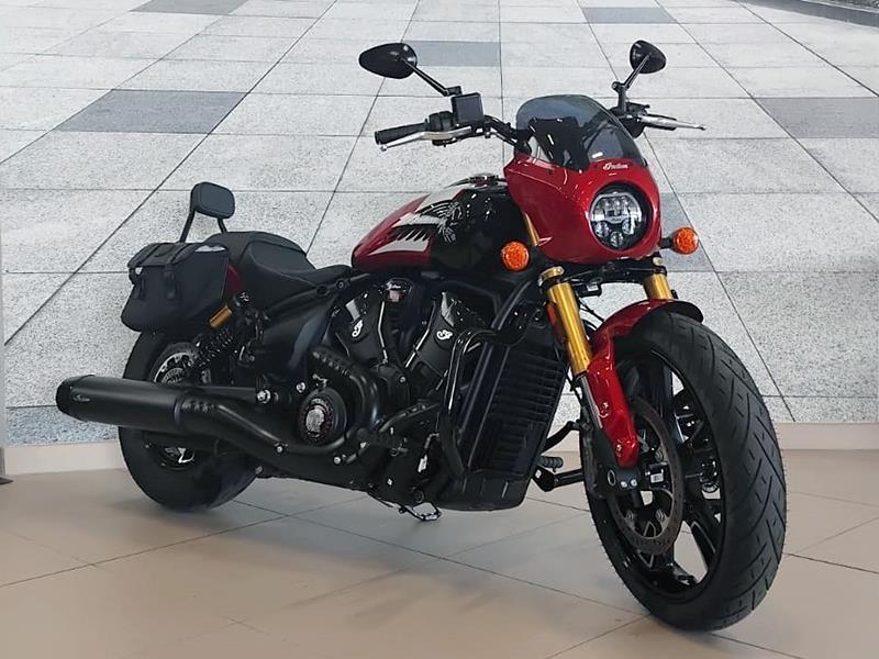 Indian 101 Scout Sunset Red Metallic With Graph usata