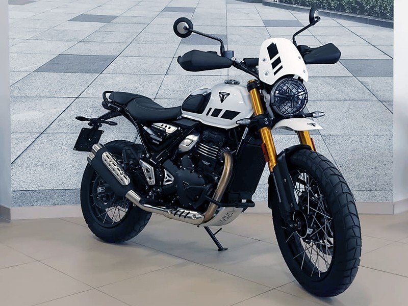 Triumph Scrambler 400 XC Bianco usata - moto scrambler